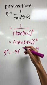 The trick to differentiating a trig function to a power, using the chain rule #apcalculus ￼