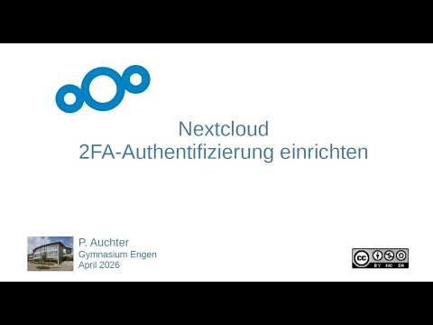 2FA-Authentifizierung für Necxtcloud einrichten