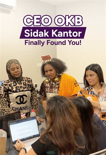 Ketika CEO Orang Kaya Banget @Shella & Lulu @Hanum lagi sidak kantor Finally Found You!😆 Intip keseruannya yuk!👀💜 #FinallyFoundYou #FinallySimple