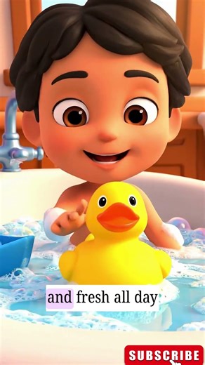 🛁 Bath Time Fun Song for Kids | Splash Splash Water Play 🫧 | Fun Nursery Rhyme
