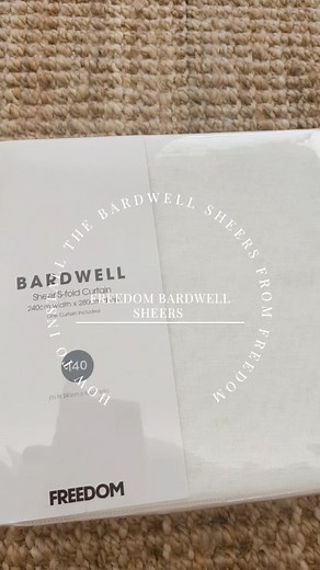 Installing Bardwell Sheers from Freedom | DIY Curtain Transformation