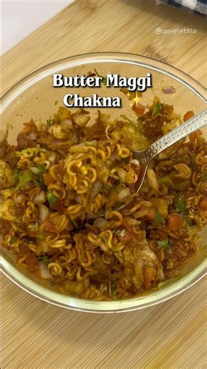 Crispy Maggi Chakna Recipe | Viral 2-Minute Snack 😍#food #india #maggi #tastyindia #chakhna #snack