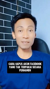Cara hapus akun Facebook yang sudah tak terpakai #tutorial #tipsandtricks #hapusakun #facebook | Ahmad Bakir