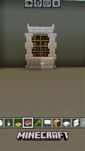 Minecraft Build Ideas /Book Shelf #minecraft #minecraftbuild #minecraftasmr