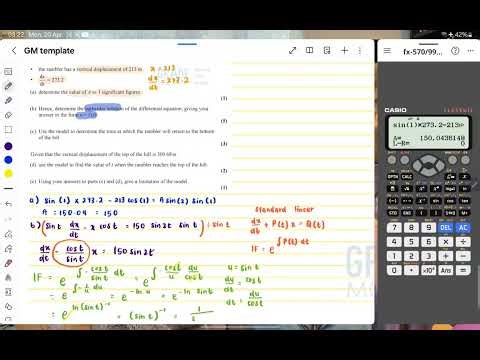 Q8 Edexcel Further Maths GCE May 2025 CP1 | Differential Equations (Modelling & Integrating Factor)