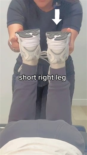 Dr Naghmeh Natalie Pakzamir on Instagram: "The leg length test helps us to identify potential misalignments throughout the body, one being the sacroiliac joint 💫 YouTube can find the full video on our Youtube channel, if you want to experience this for yourself, you can book an appointment online (link in bio) Disclaimer: This is only a short snippet of a longer consultation. The information on this page is of a general nature. It is not a substitute for professional medical advice. The treatme