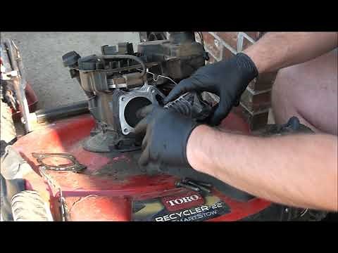 How to REPLACE a HEAD GASKET TORO Briggs & Stratton 7.25 163cc Engine Guaranteed to Start lawnmower