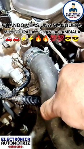 WHEN YOU SEE A COLLAPSED HOSE, REPLACE IT!!! #automotiveelectronics #automobile