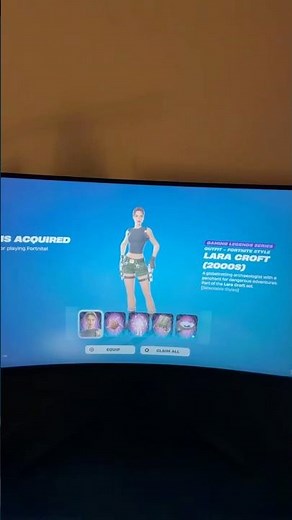 HOW TO GET LARA CROFT SKIN On FORTNITE!! #laracroft #fortnite #fortnitevbucks #fortniteskins