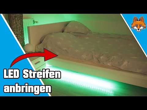 LED Streifen anbringen, schneiden und verbinden einfache Anleitung 💥