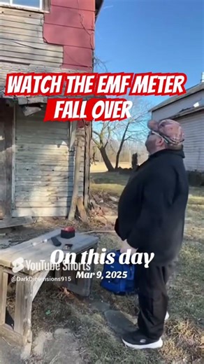 A spirit pushing over the EMF meter ￼