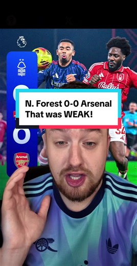 Nottingham Forest 0-0 Arsenal instant reaction… That was WEAK! It should have been a penalty for Aina’s handball #arsenalfc #nottinghamforest #afc #nffc #rorytalksfootball