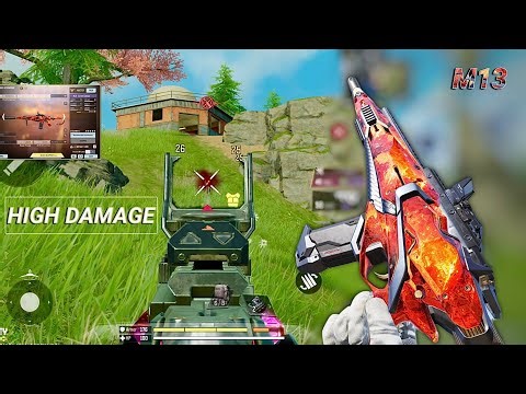 0 RECOIL in LONG RANGE + FAST KILLING | BEST M13 GUNSMITH CODM BR | CODM BR GAMEPLAY