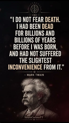Fearless Death | Mark Twain