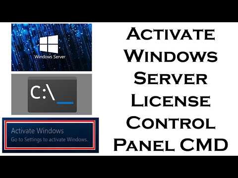 How to Activate Windows Server License in Control Panel Setting and CMD