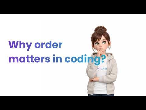 Why Order Matters in Coding?