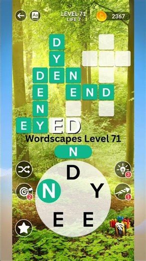 Wordscapes Level 71 Answers