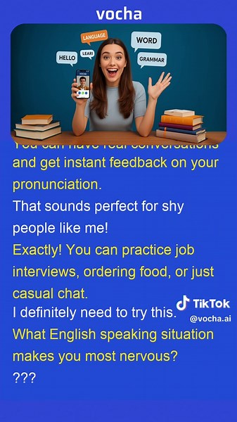 Practice English Speaking with Vocha App