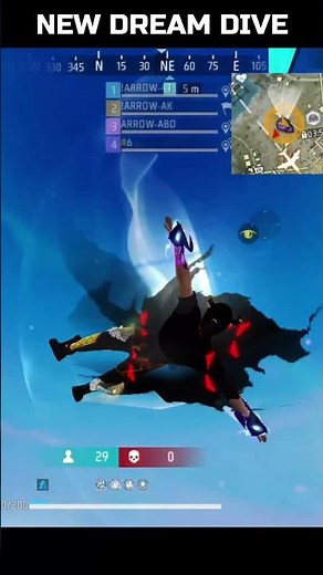 New Dream Dive 🔥 Coming on 14 Dec - Faded Wheel Free Fire New Skydive #shorts #short #freefire