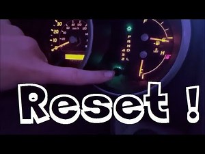 How to Reset the Maintenance Required Light on a 4th Generation Toyota 4Runner