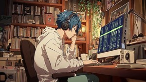 【Coding Lofi】深夜敲码进行时 🌙 专注放松の低保真循环