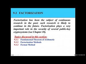 lecture11 | Ch9 Mathematics of Cryptography