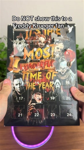 Advent Calendar Surprise: Freddy Krueger's Halloween Gift