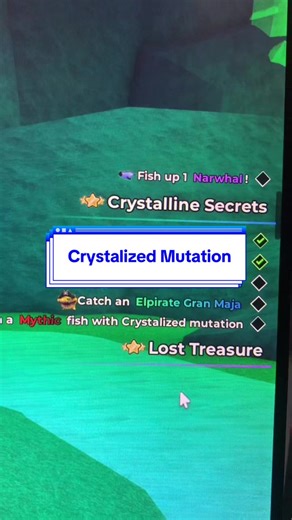 Cara mendapatkan ikan crystalized mutation di quest crystalline secrets!