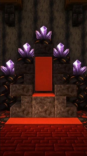 How To Build Devil Castle Interior Design In Minecraft 1.20 | #shorts