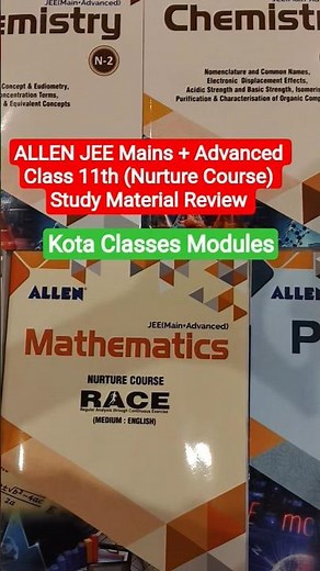 ALLEN JEE Advanced Modules Review Class 11 🔥 Nurture Course | Full Honest Review