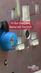 22K views · 200 reactions | If your washing machine takes forever to fill with water, the water line filters are probably clogged with sediment. Here's how to clean them to speed up filling time. #todayshomeowner #washer #washingmachine #howto #lifehacks #cleaning #cleaningtips #laundry #simplesolutions #diy #reels #reelsvideo #reelsfb | Today's Homeowner | Facebook