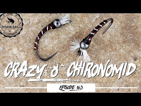 Tying a Crazy 8 Chironomid Stillwater Trout Fly Pattern - EP 163 PF
