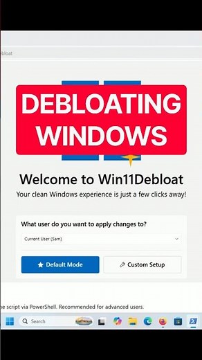 You NEED To Use This Windows 11 Debloating Tool!