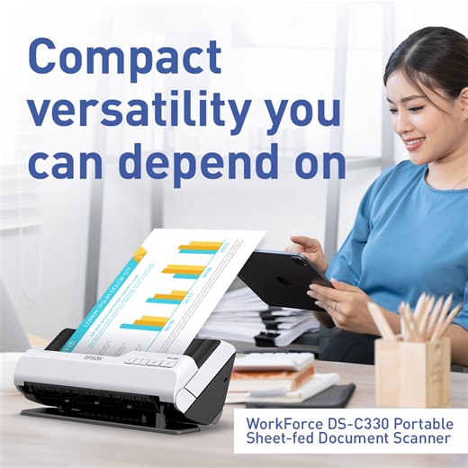 4.8K views · 15 reactions | The Epson WorkForce DS-C330 Portable...