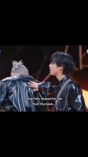 Felix shaved his hair from the back?! #felix #felixstraykids #felixedit #felixskz #fyp #skzfyp #skzfelix