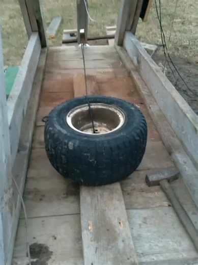 Four tires and a combo throw