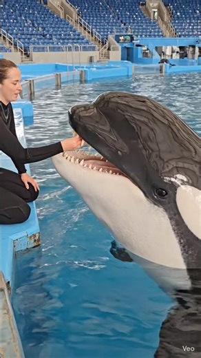 “Majestic #orcas & Their Trainers: The Ocean’s Most Powerful Bond”🐳🐋