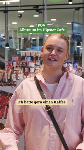 Wenn der Barista mehr Fragen stellt als dein letztes Date, aber du einfach nur einen guten Kaffee willst… 🙄 #REWEToGo | REWE To Go