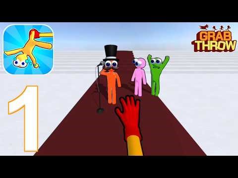 Grab Throw - Gameplay Walkthrough Part 1 - Tutorial (Android,IOS)