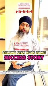 🎉 Congratulations to our client Hashmina on getting their bridging work permit approved in just 3 months! Bridging work permits are crucial for individuals whose temporary work permits are set to expire while they await a decision on their application for permanent residency. This permit allows them to continue working legally in Canada until a decision is made on their PR application. Need assistance with your immigration journey? Contact us today for expert guidance! . . . #BridgingWorkPermit