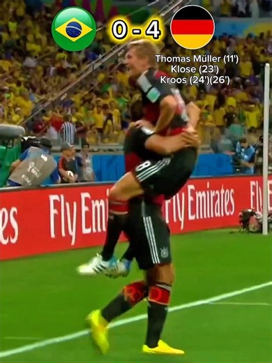 Germany Destroyed Brazil 7–1 🔥 #WorldCup#footballhighlights #germany #brazil