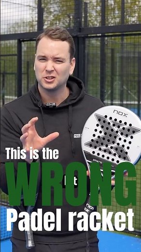Beginners pick the wrong racket 🎾