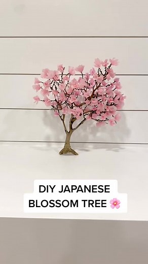 DIY Japanese Blossom Tree Craft Tutorial