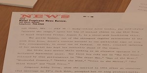 FOX5 gets first look at Tropicana artifacts now calling UNLV library home