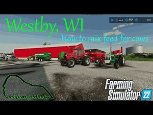 FS22 Westby how to mix feed for cows