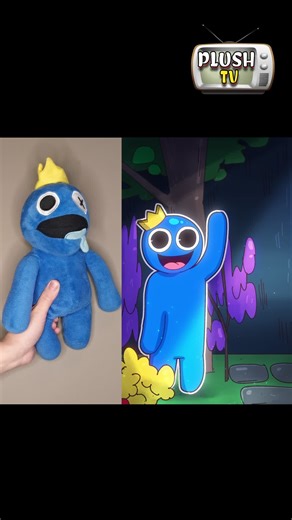 Blue and Blue Rainbow Friends 💙🌈💙 #rainbowfriends #roblox #plushies #kidstiktok #blue