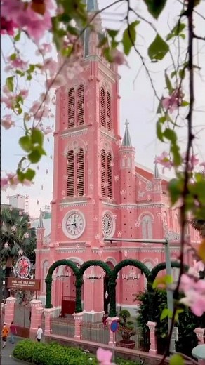 Vietnam’s Pink Church 🌸 You Won’t Believe This Real-Life Candy Land!