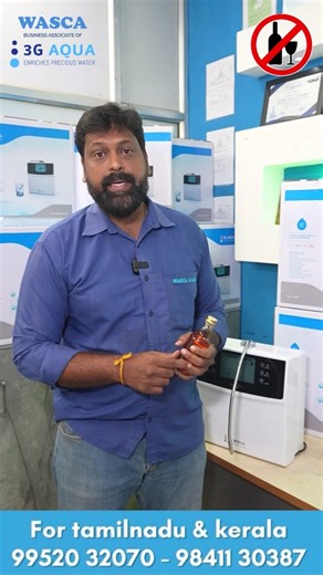 Wasca Aqua Systems | 💧 3G Aqua Live Demo 💧 We tested different liquids – soft drinks, soda, dead water, and 3G Aqua Ionizer Water – using alcohol and pH... | Instagram