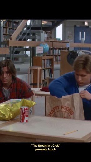 “The Breakfast Club” presents lunch (1985) 🥪 #foodinfilms #breakfastclub #foodtok #filmtok