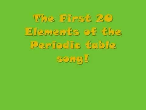 Periodic Table Song (First 20 Elements)